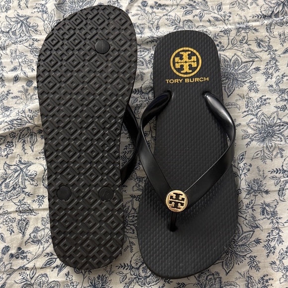 Tory Burch Logo Sandal - Picture 2 of 4